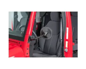 Quadratec Quick Release Mirror Movers with Round Head for Jeep Wrangler 1997-2018